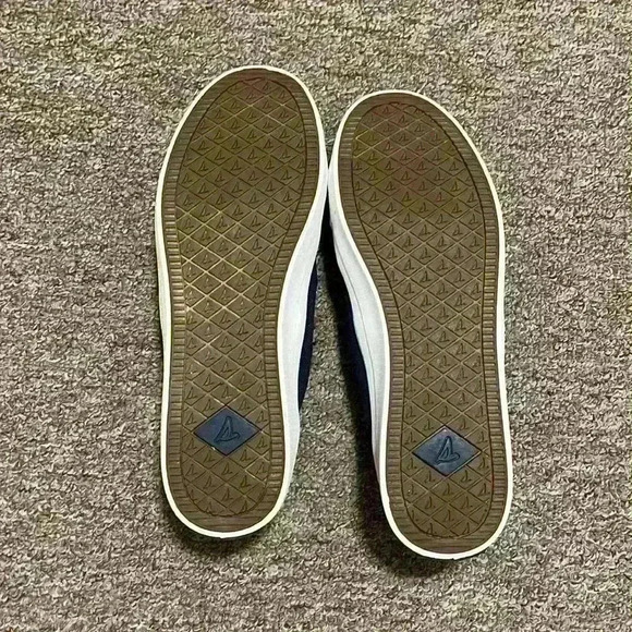 Navy SPERRY TOP-SIDER  Crest Vibe Linen Size 9 Medium - Picture 2 of 4